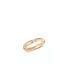 18k rose gold, 1 brilliant 0.10 ct
