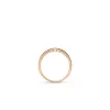 18k rose gold, 1 brilliant 0.10 ct