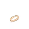 18k rose gold, 1 brilliant 0.15 ct