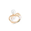 18k rose gold, 4 freshwater cultured pearls, handmade in the Wempe Atelier