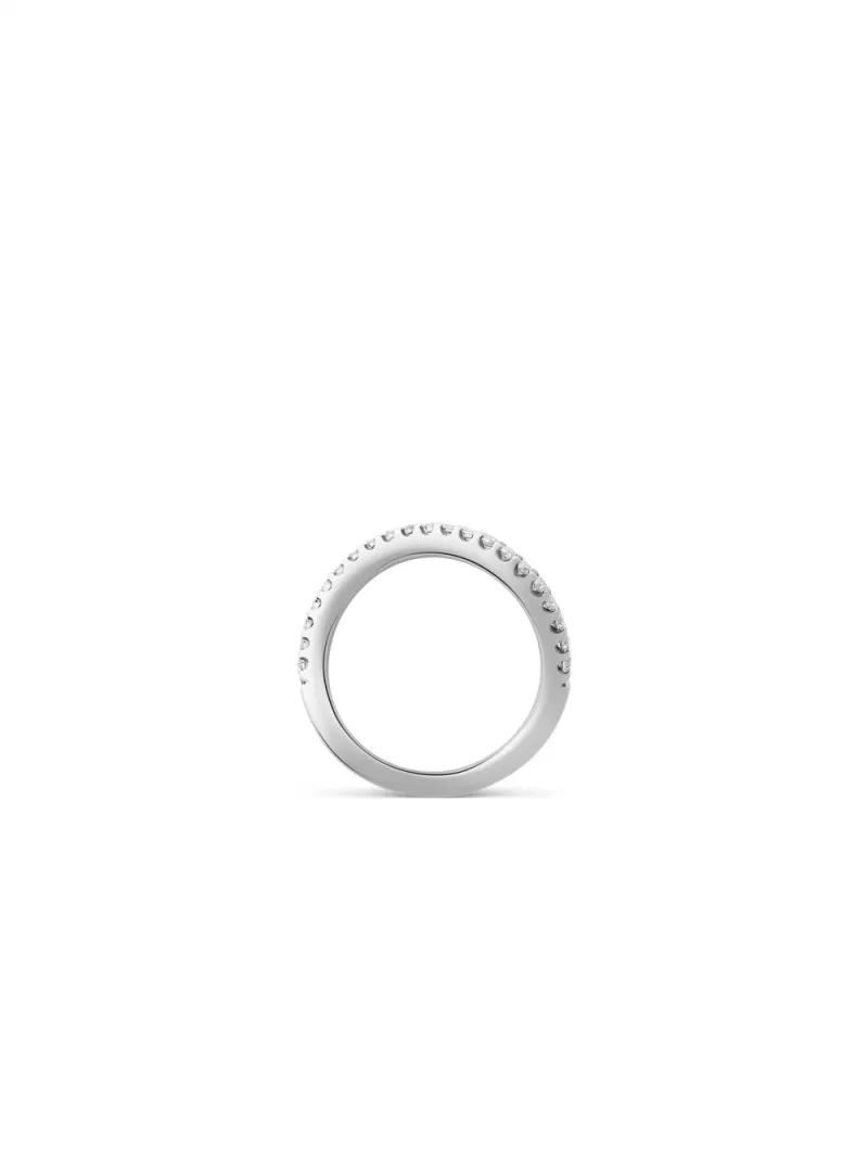 18k white gold, 21 diamonds 0.42 ct, 2 mm width, handmade in the Wempe Atelier