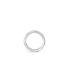 18k white gold, 3 diamonds 0.27 ct, 4 mm width