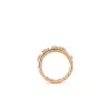 18k rose gold/stainless steel, 13 diamonds 0.44 ct