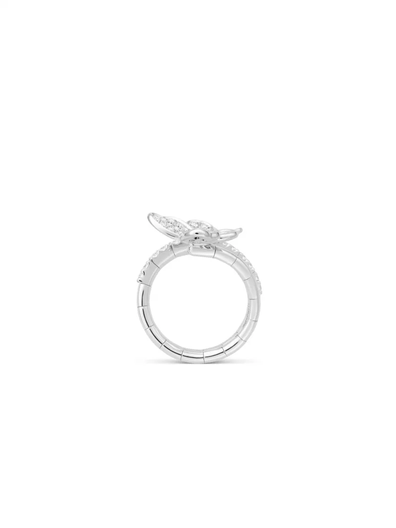 18k white gold/steel, 69 diamonds 0.66 ct