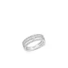 18k white gold, 63 diamonds 0.48 ct