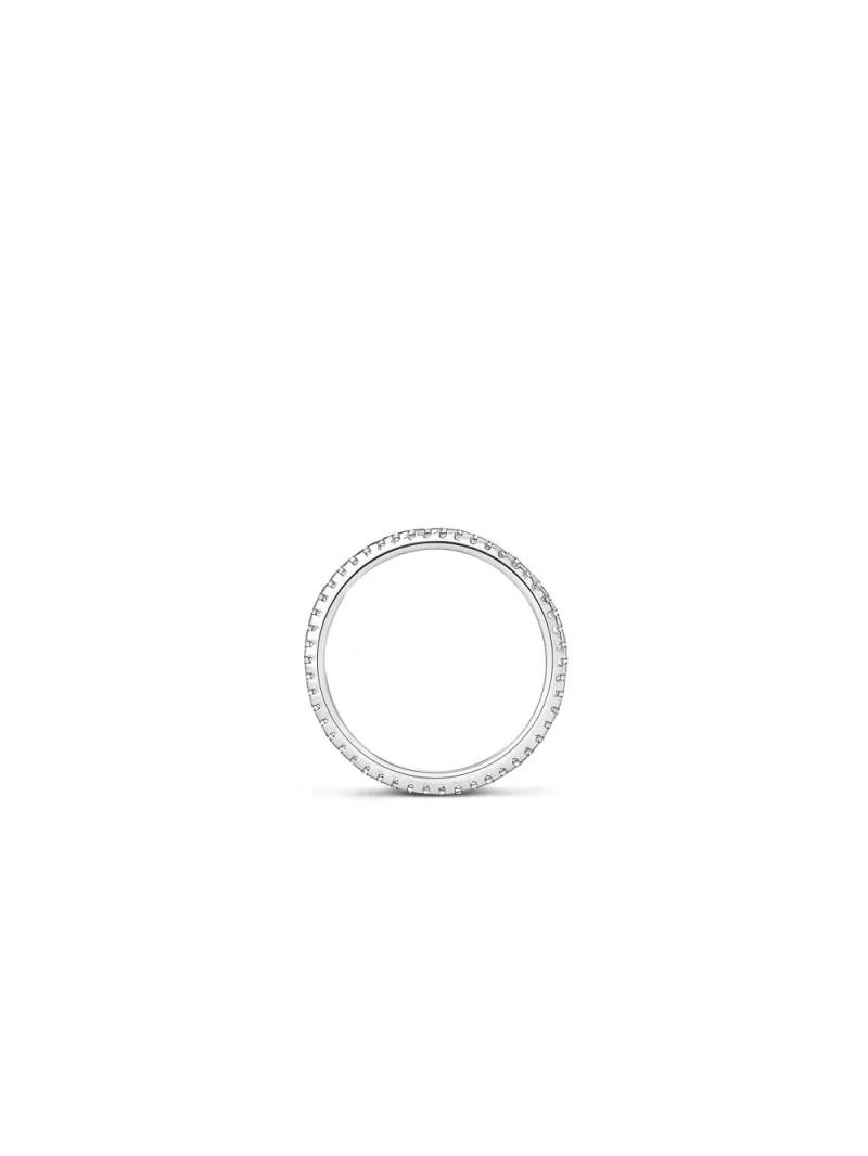 18k white gold, 50 diamonds 0.23 ct