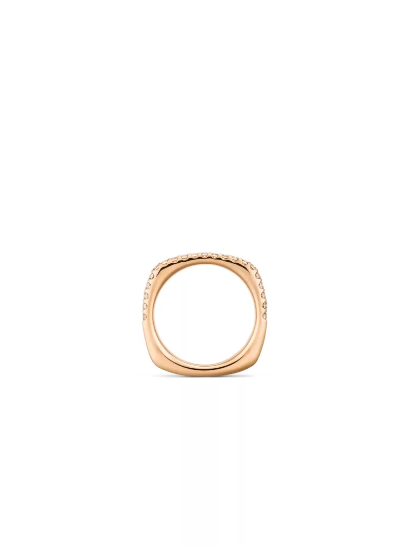 18k rose gold, 21 diamonds 0.45 ct, 2 mm width, handmade in the Wempe Atelier