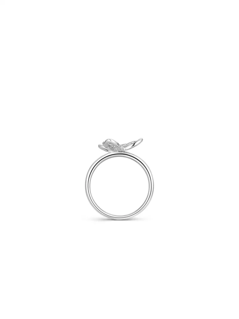 18k white gold, 39 diamonds 0.16 ct