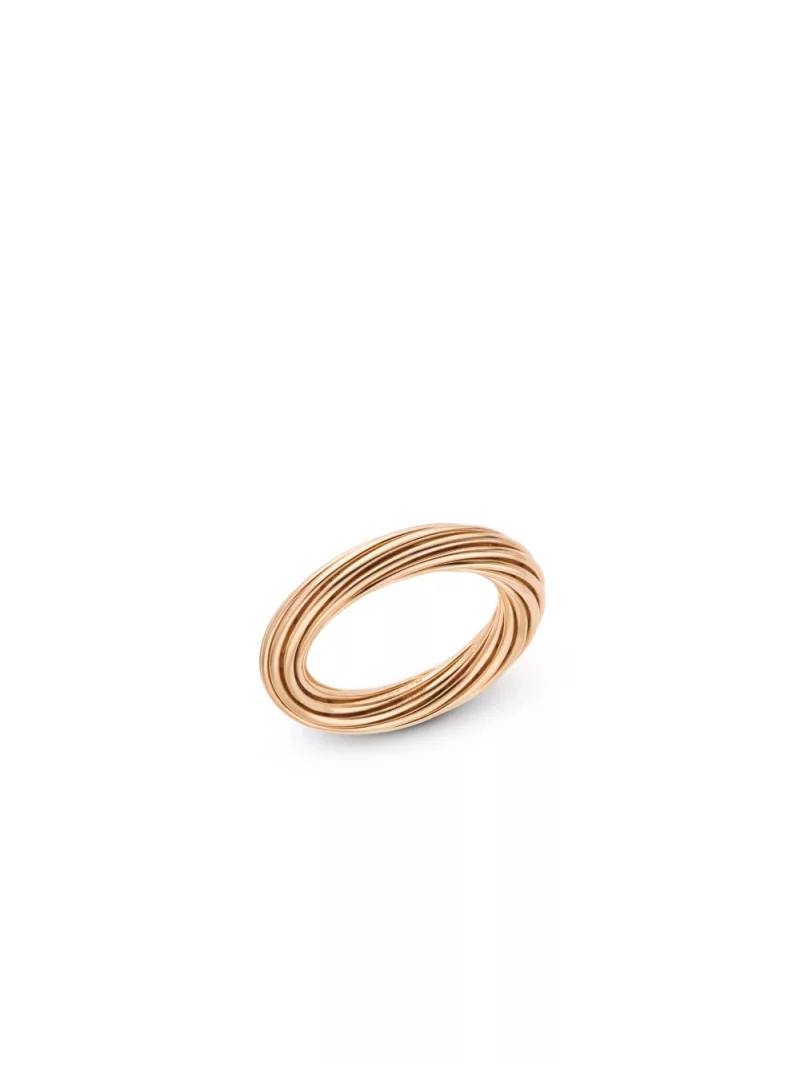 18k rose gold, 4 mm width, handmade in the Wempe Atelier