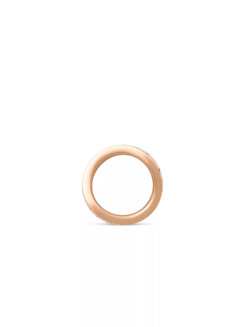 18k rose gold, 1 brilliant 0.02 ct, 4 mm width, handmade in the Wempe Atelier