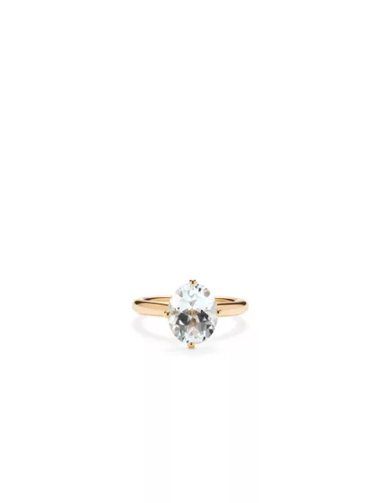 18k rose gold, 1 topaz 4.00 ct, handmade in the Wempe Atelier