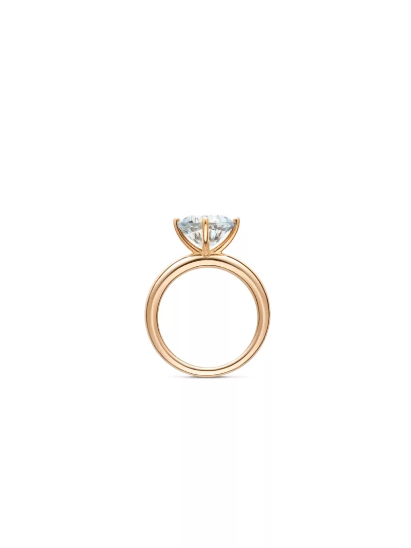 18k rose gold, 1 topaz 4.00 ct, handmade in the Wempe Atelier