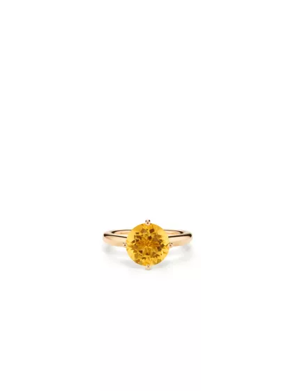 18k rose gold, 1 citrine 3.00 ct, handmade in the Wempe Atelier