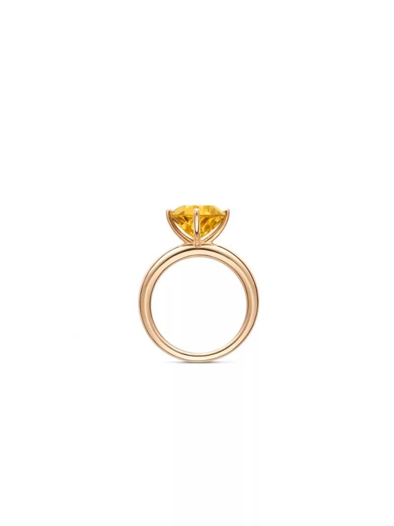 18k rose gold, 1 citrine 3.00 ct, handmade in the Wempe Atelier