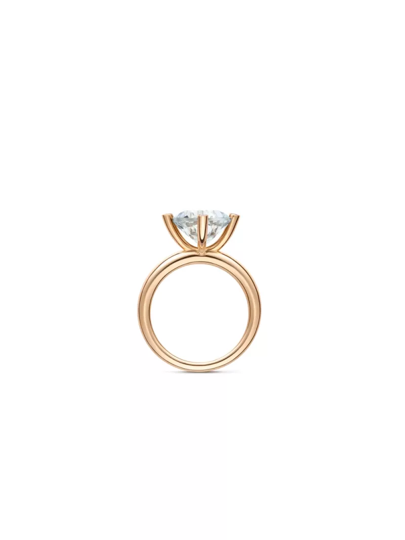 18k rose gold, 4 diamonds, 1 topaz, handmade in the Wempe Atelier