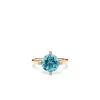 18k rose gold, 1 topaz, 4 diamonds, handmade in the Wempe Atelier