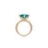 18k rose gold, 1 topaz, 4 diamonds, handmade in the Wempe Atelier